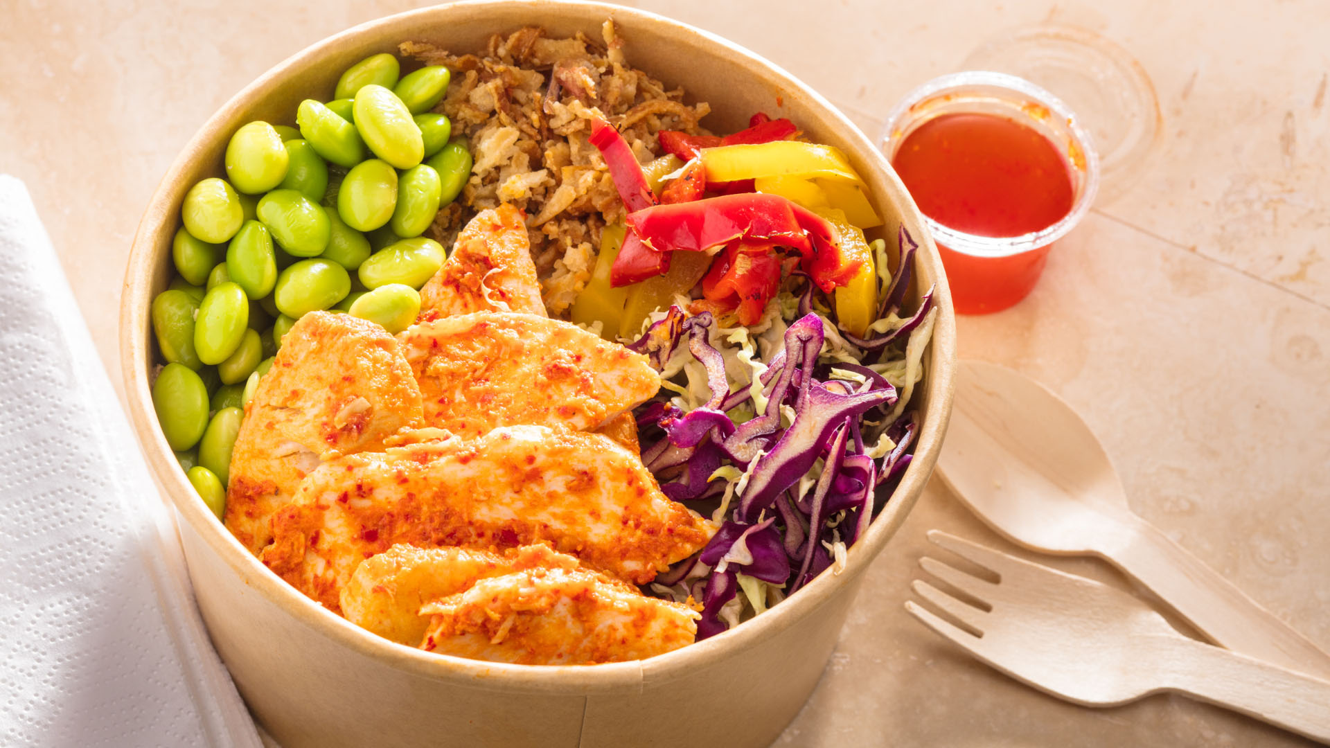 Sweet Chilli Chicken Rice